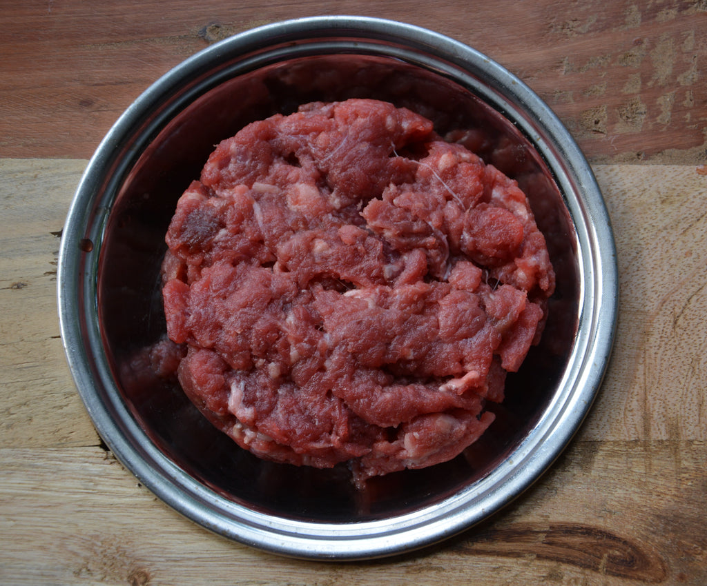 Raw meat for pets